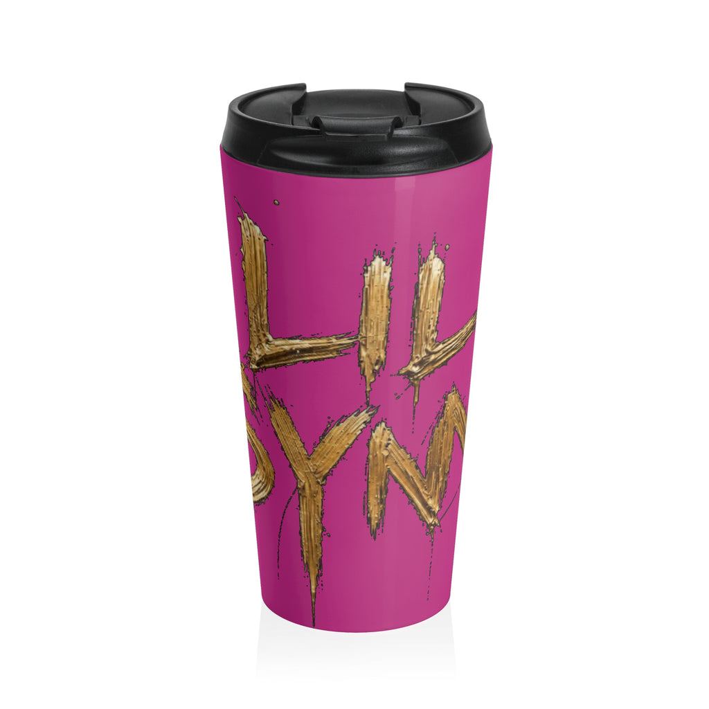 LIL SYNN Stainless Steel Travel Mug (Pink)